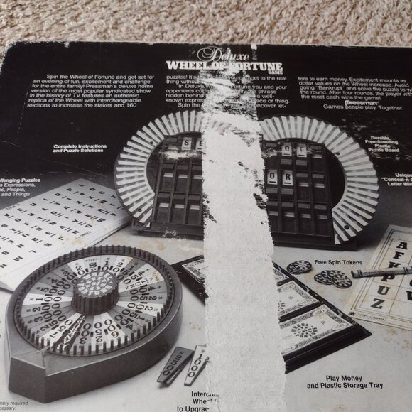 Vintage Wheel of Fortune board game from 1986 - Picture 3 of 4